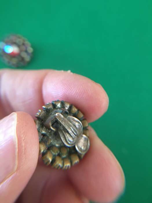 LOVELY VINTAGE EARRINGS WITH STONES