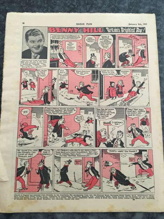 VINTAGE TO ANTIQUE - COMIC/ MAGAZINE - RADIO FUN - 1957