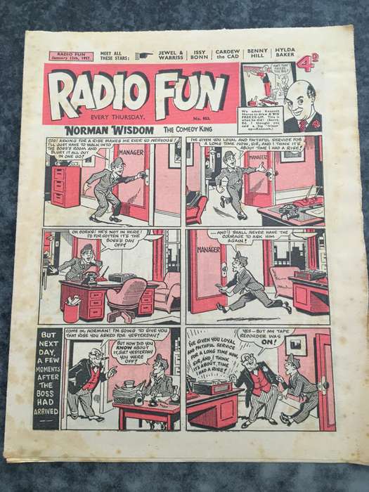 VINTAGE TO ANTIQUE - COMIC/ MAGAZINE - RADIO FUN - 1957