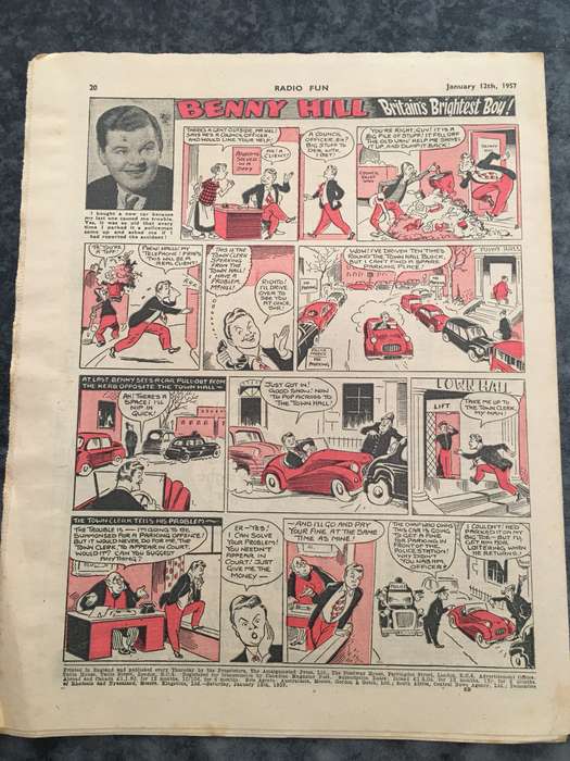 VINTAGE TO ANTIQUE - COMIC/ MAGAZINE - RADIO FUN - 1957