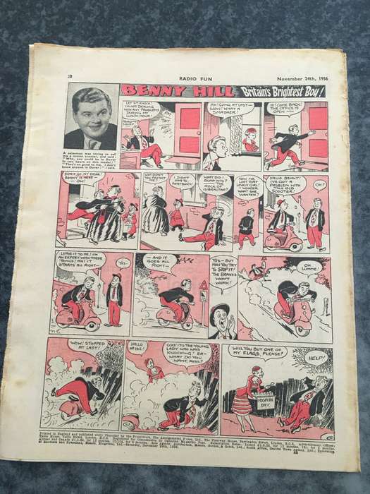 VINTAGE TO ANTIQUE - COMIC/ MAGAZINE - RADIO FUN - 1956