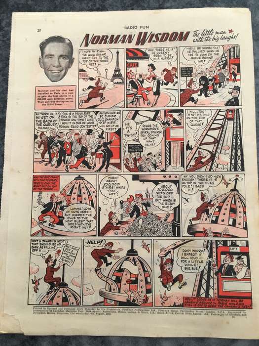 VINTAGE TO ANTIQUE - COMIC/ MAGAZINE - RADIO FUN - 1960