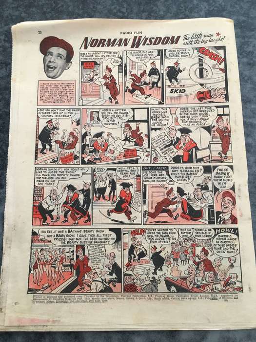 VINTAGE TO ANTIQUE - COMIC/ MAGAZINE - RADIO FUN  - 1960