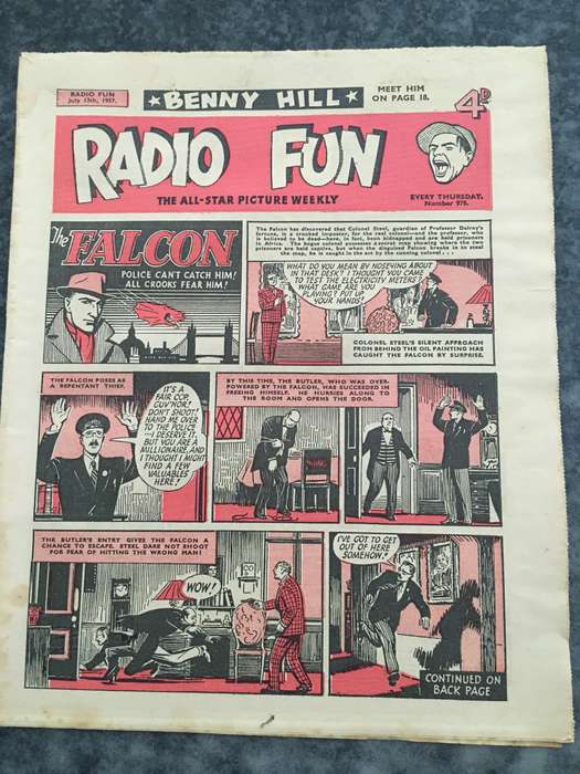 VINTAGE TO ANTIQUE - COMIC/ MAGAZINE - RADIO FUN - 1957