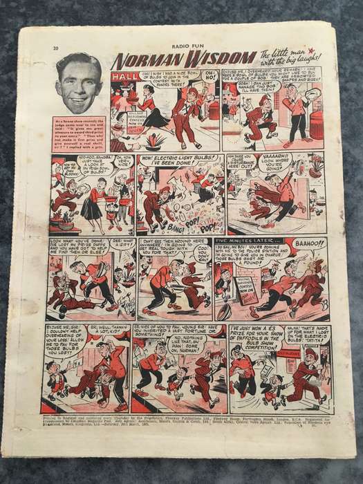 VINTAGE TO ANTIQUE - COMIC/ MAGAZINE -  RADIO FUN - 1960