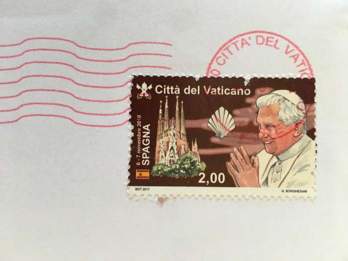 PRINTED AUTOGRAPH OF POPE FRANCIS