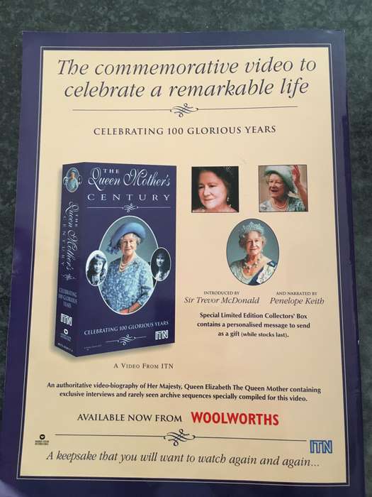 HM  THE QUEEN MOTHER  ROYALTY MAGAZINE