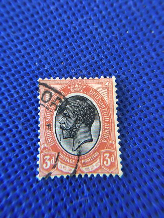 SOUTH AFRICA - UNION OF SOUTH AFRICA - 3D USED KING GEORGE STAMP