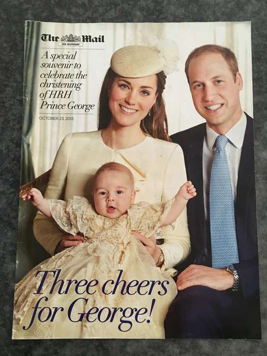 THE MAIL MAGAZINE SOUVENIR PRINCE GEORGE CHRISTENING