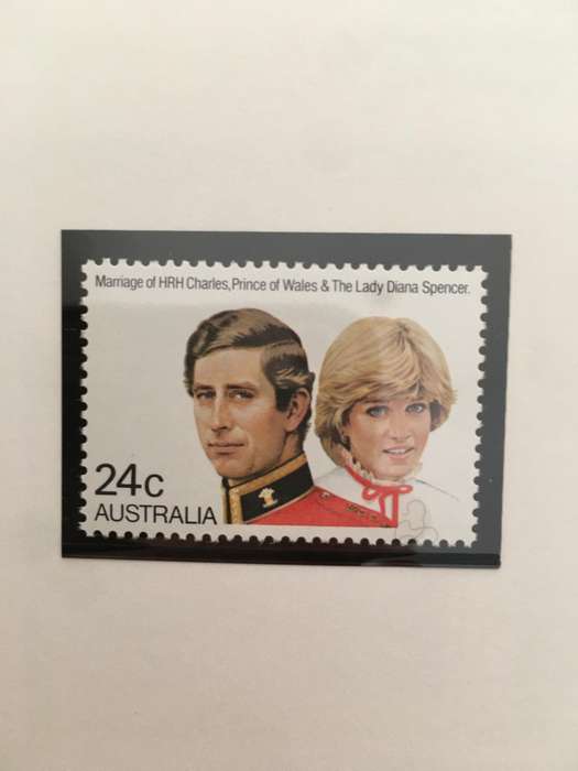 AUSTRALIA  - ROYAL WEDDING OF PRINCE CHARLES & LADY DIANA - 1981 - 2 MINT STAMPS