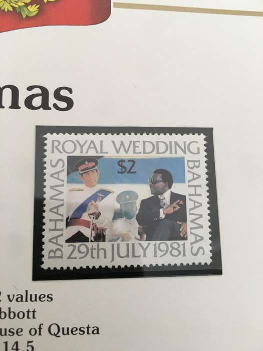 BAHAMAS - THE ROYAL WEDDING OF H.H. PRINCE CHARLES & LADY DIANA - 1981 - MINT STAMPS