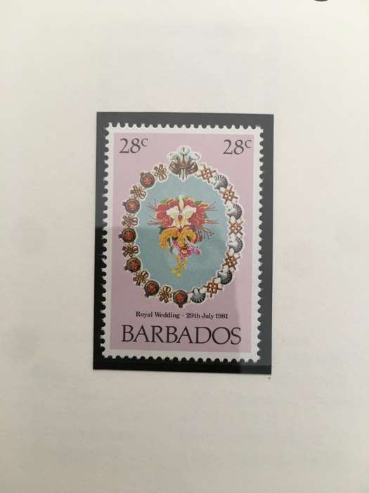 BARBADOS - ROYAL WEDDING OF H,H, PRINCE CHARLES & LADY DIANA - 1981 - 3 MINT STAMPS