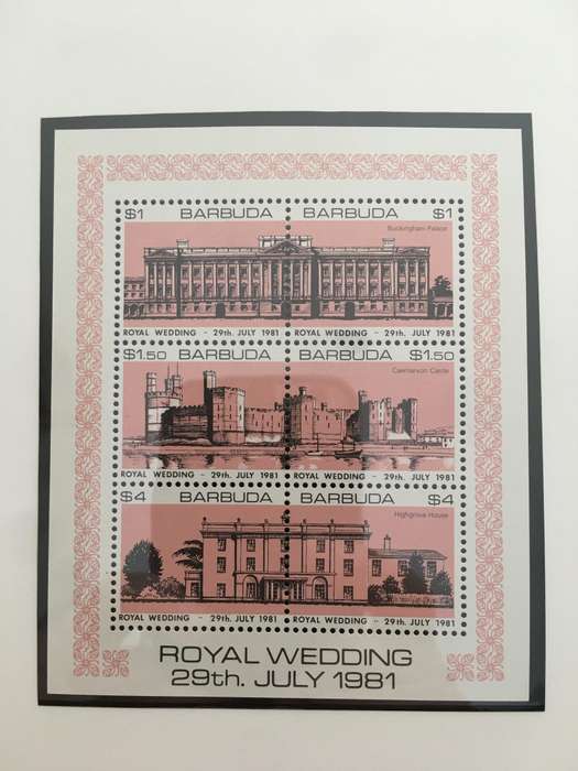 BARBUDA - ROYAL WEDDING OF H.H. PRINCE CHARLES & LADY DIANA - 1981  - MINT STAMPS