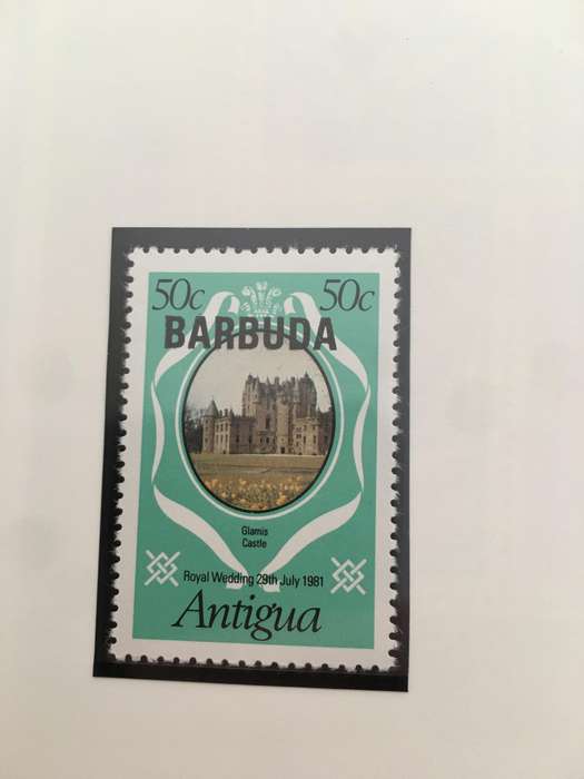 BARBUDA - ROYAL WEDDING OF H.H. PRINCE CHARLES & LADY DIANA - 1981  - 3 MINT STAMPS
