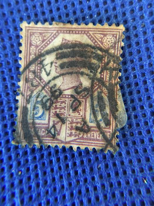 QUEEN VICTORIA 1887 USED POSTAGE STAMP
