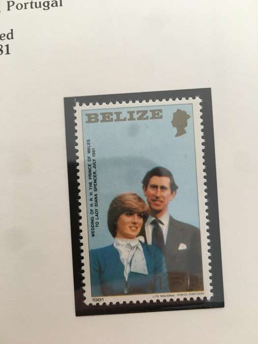 BELIZE - ROYAL WEDDING OF H.H. PRINCE CHARLES & LADY DIANA - 1981 - SET OF 6 MINT STAMPS