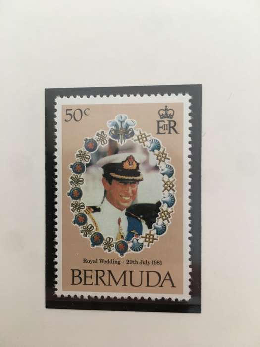 BERMUDA  ROYAL WEDDING OF H.H.  PRINCE CHARLES & LADY DIANA - 1981 - 3 MINT STAMPS