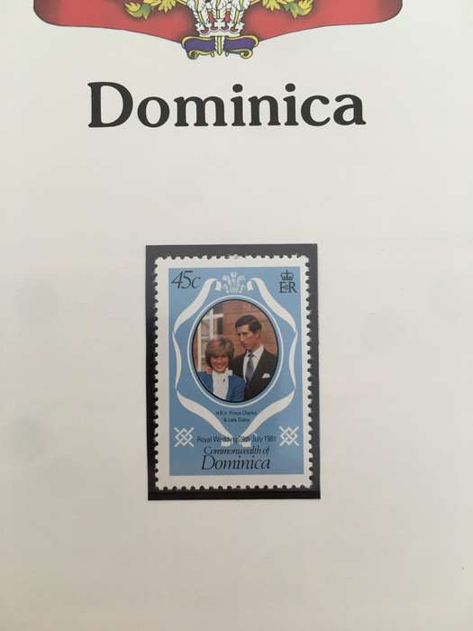 DOMINICA - ROYAL WEDDING OF PRINCE CHARLES AND LADY DIANA - 1981