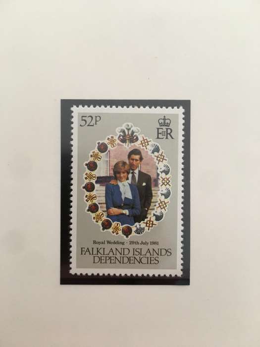 FALKLAND ISLANDS DEPENDENCIES - THE ROYAL WEDDING OF PRINCE CHARLES AND LADY DIANA - 1981