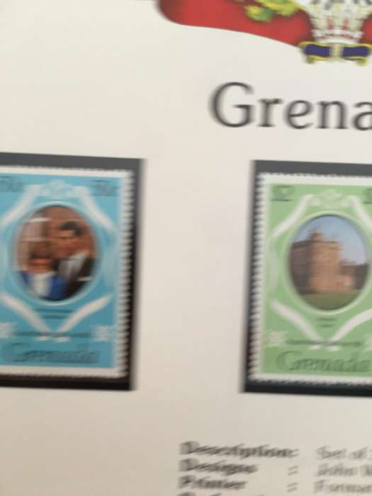 GRENADA - ROYAL WEDDING OF PRINCE CHARLES AND LADY DIANA 1981 -  MINT STAMPS