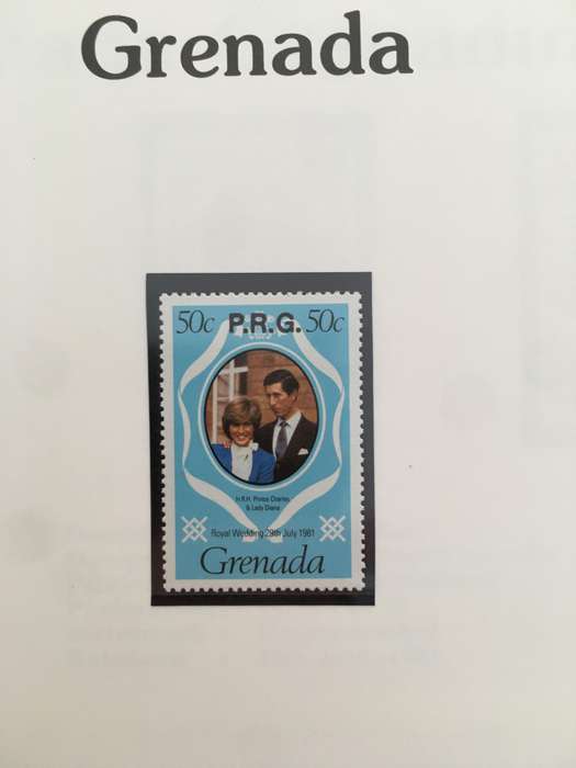 GRENADA - ROYAL WEDDING OF PRINCE CHARLES AND LADY DIANA 1981 -  MINT STAMPS