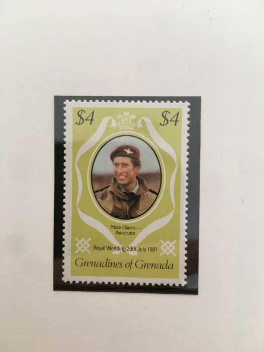 GRENADA GRENADINES - THE ROYAL WEDDING OF PRINCE CHARLES AND LADY DIANA 1981 - MINT STAMPS