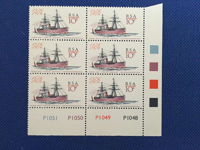 SOUTH AFRICA MINT BLOCK OF STAMPS 10c