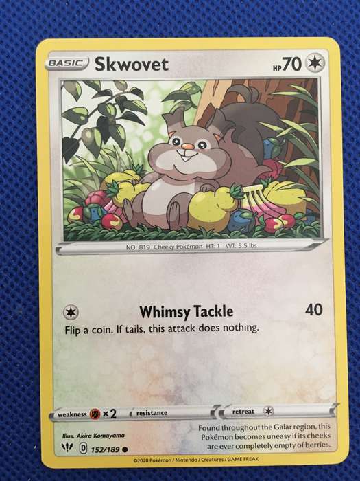 POKEMON TRADING CARD - SKWOVET