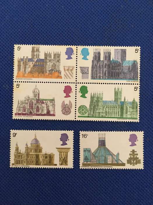GREAT BRITAIN 1969 MINT SET CATHEDRALS