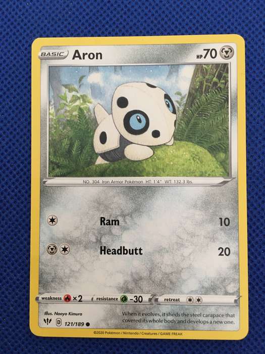 POKEMON TRADING CARD - ARON