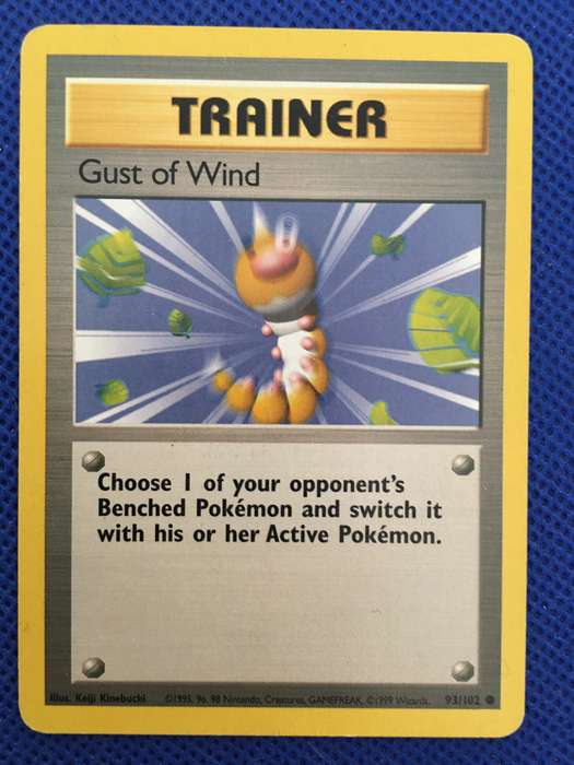 POKEMON TRADING CARD - TRAINER - GUST OF WIND