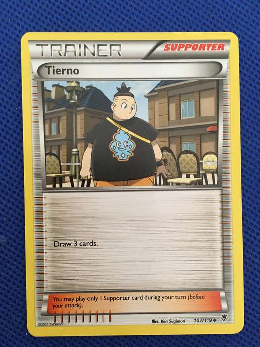 POKEMON TRADING CARD - TIERNO / TRAINER