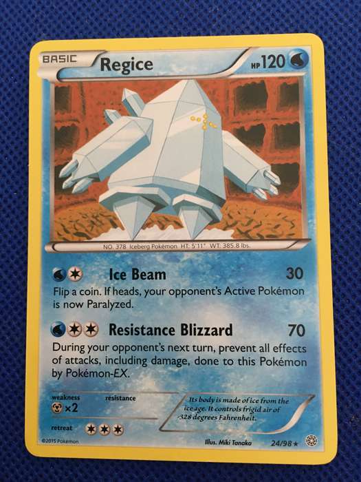 POKEMON TRADING CARD - REGICE
