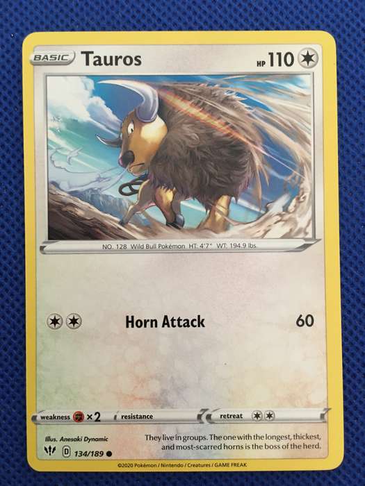 POKEMON TRADING CARD - TAUROS