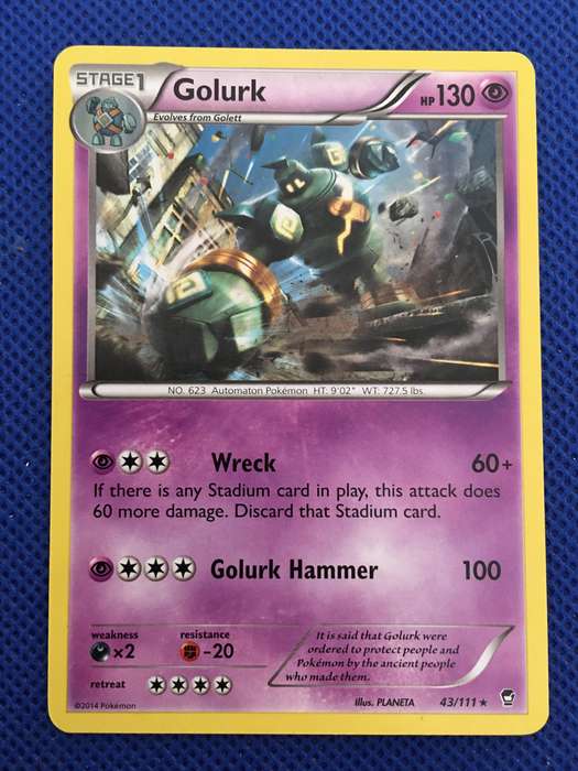 POKEMON TRADING CARD - GOLURK