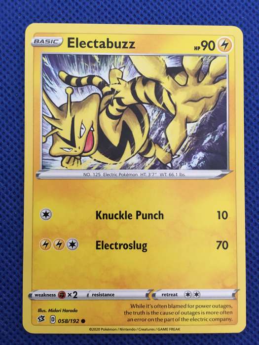 POKEMON TRADING CARD  - ELECTABUZZ