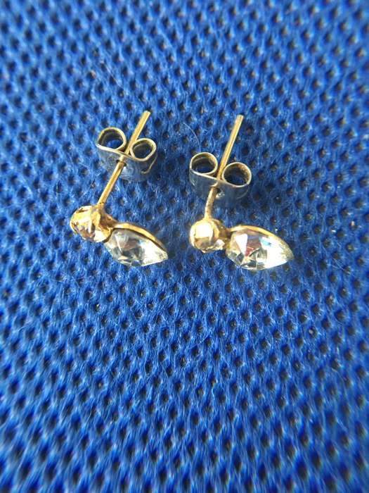 VINTAGE EARRINGS WITH STONES