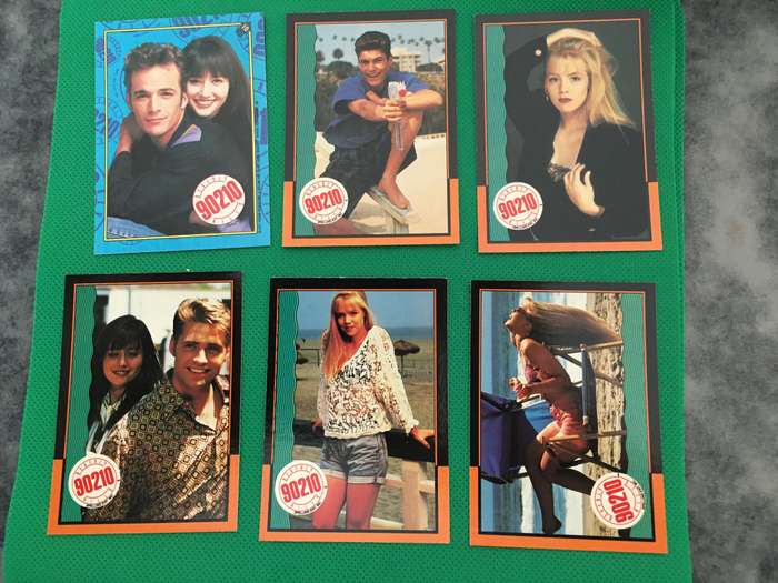 BEVERLY HILLS 90210  - 1991 TRADING CARDS FROM THE SERIES PACK OF  6 CARDS