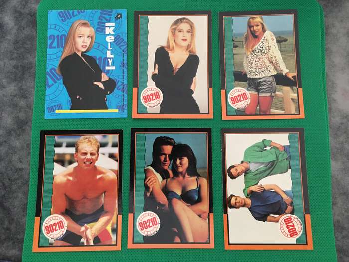 BEVERLY HILLS 90210  - 1991 TRADING CARDS FROM THE SERIES PACK OF  6 CARDS
