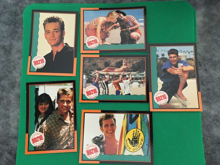 BEVERLY HILLS 90210  - 1991 TRADING CARDS FROM THE SERIES PACK OF  6 CARDS