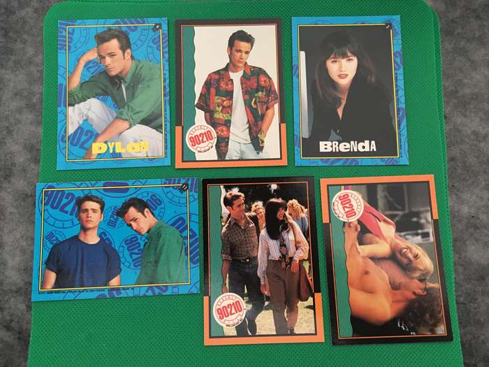 BEVERLY HILLS 90210  - 1991 TRADING CARDS FROM THE SERIES PACK OF  6 CARDS