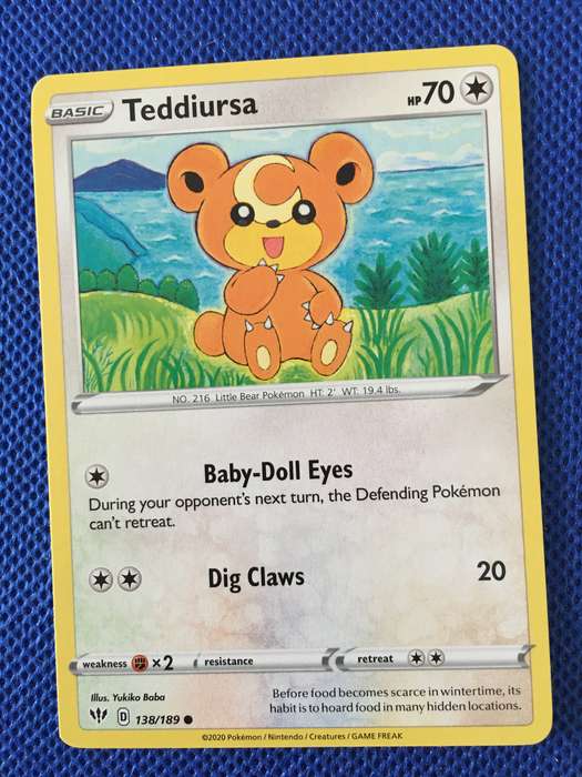 POKEMON TRADING CARD - TEDDIURSA