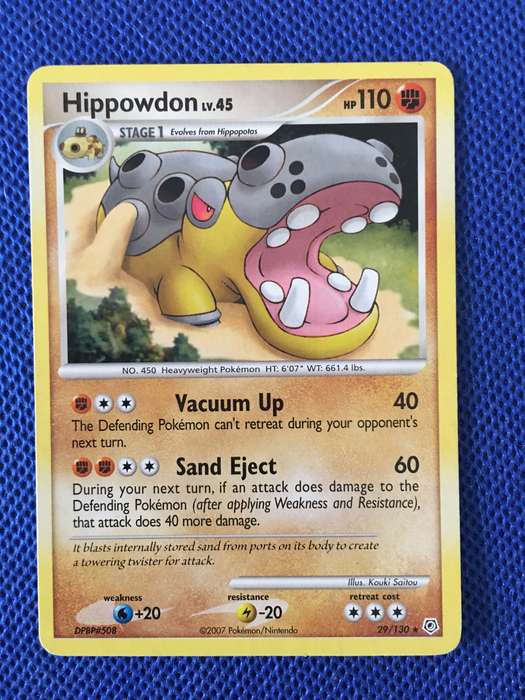 POKEMON TRADING CARD - HIPPOWDON