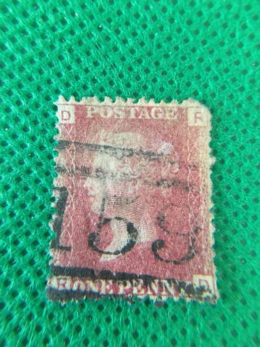 GREAT BRITAIN - PENNY RED USED STAMP
