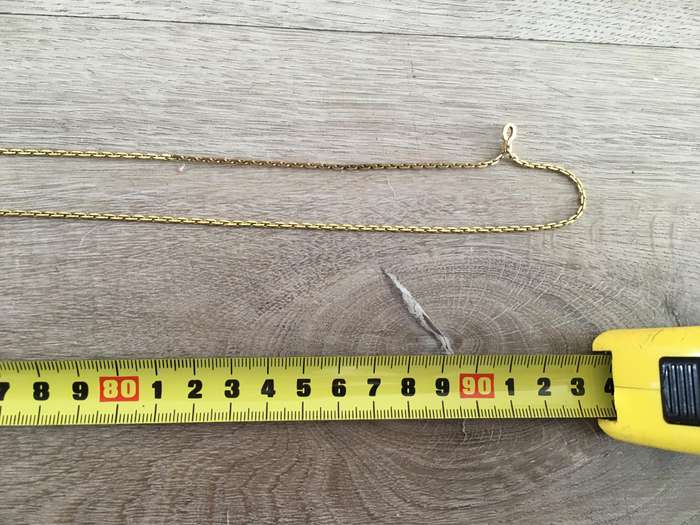 LOVELY VINTAGE ROLLED GOLD CHAIN NECKLACE