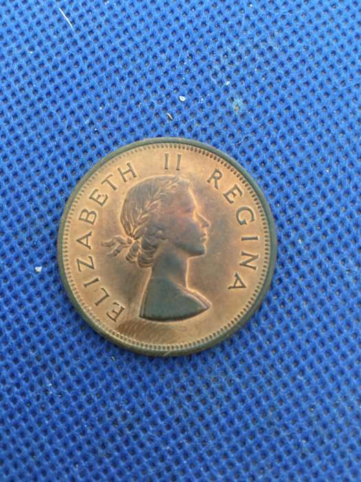 SOUTH AFRICA  1 PENNY - 1960
