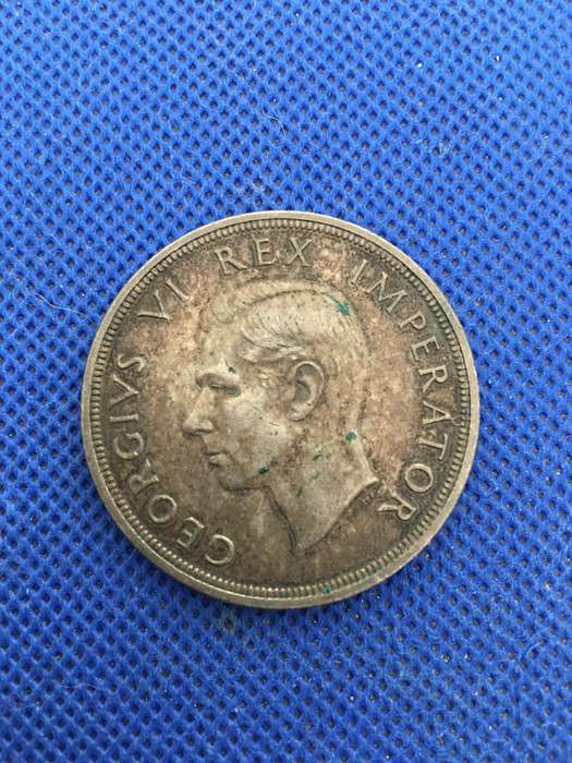 SOUTH AFRICA 1947 5 SHILLINGS COIN