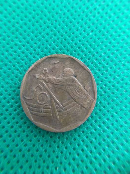 SOUTH AFRICA - 50c  COIN CRICKET VERSION - 2003
