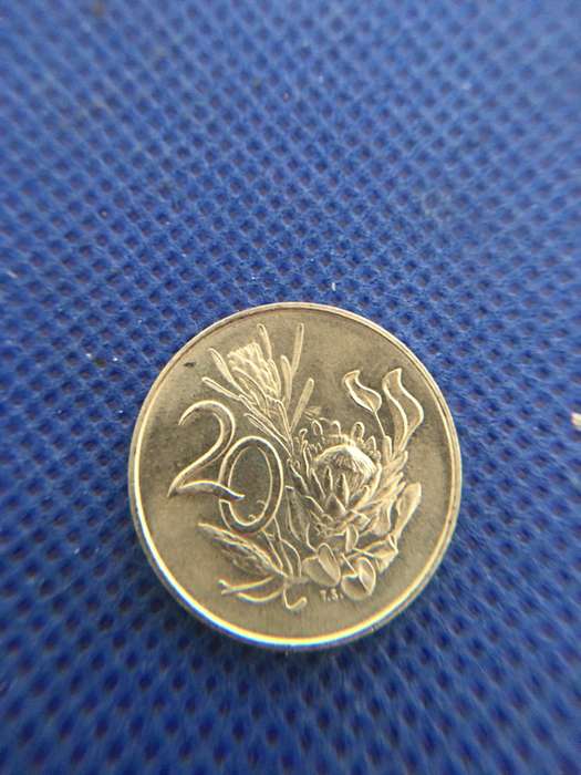 SOUTH AFRICA - 20c COIN - 1970