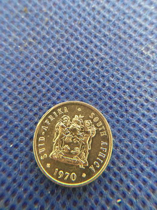 SOUTH AFRICA 5c COIN - 1970